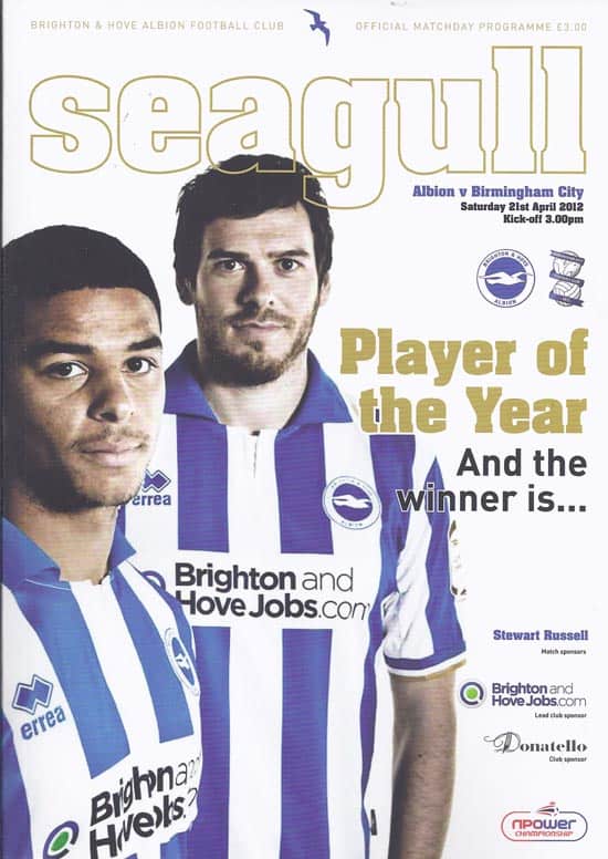 Brighton & Hove Albion FC v Birmingham City FC